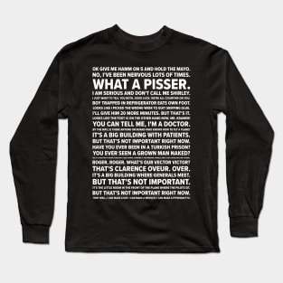 Airplane! Quotes Long Sleeve T-Shirt